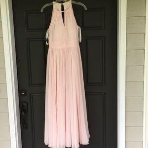 Azazie Blush Pink Bridesmaid Dress